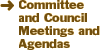 Committee and Council Meetings and Agendas