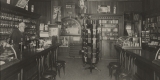 the interior of Dr. James Ferguson Pharmacy circa 1909