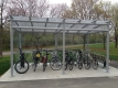 Bicycle racks installed at Transitway station