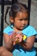 Indigenous little girl clapping