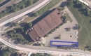 Photo aérienne de l'emplacement du stationnement d'hiver au Aréna Tom-Brown141, chemin Bayview Station  